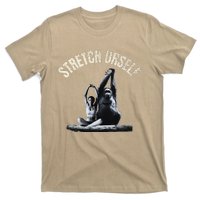 Stretch Urself Zen Yoga Orangutan & Woman Yoga Meditation T-Shirt