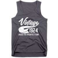 Sporty Vintage 1924 Aged To Perfection 100th Birthday Tank Top