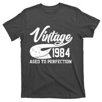 Sporty Vintage 1984 Aged To Perfection 40th Birthday T-Shirt