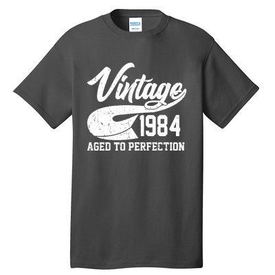 Sporty Vintage 1984 Aged To Perfection 40th Birthday Tall T-Shirt