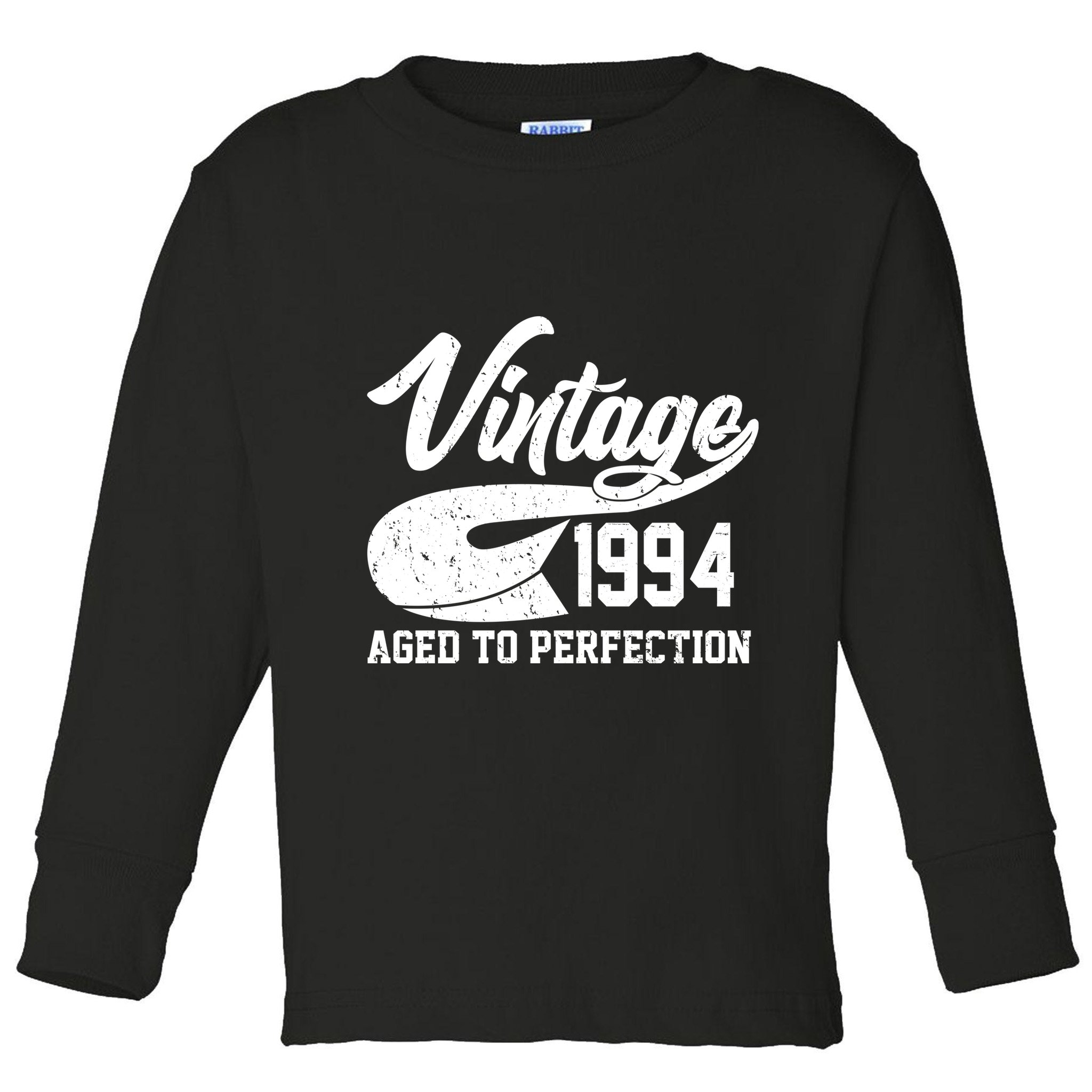Sporty Vintage 1994 Aged To Perfection 30th Birthday Toddler Long Sleeve Shirt