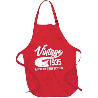 Sporty Vintage 1935 Aged To Perfection 90th Birthday Apron