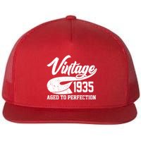 Sporty Vintage 1935 Aged To Perfection 90th Birthday Flatbill Hat