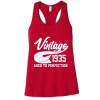 Sporty Vintage 1935 Aged To Perfection 90th Birthday Womens Tank Top