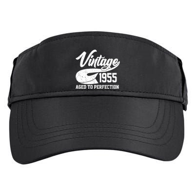 Sporty Vintage 1955 Aged To Perfection 70th Birthday Adult Drive Performance Visor
