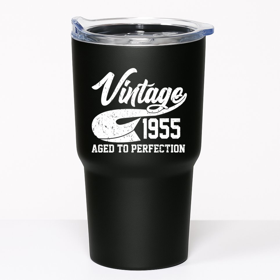 Sporty Vintage 1955 Aged To Perfection 70th Birthday Tumbler