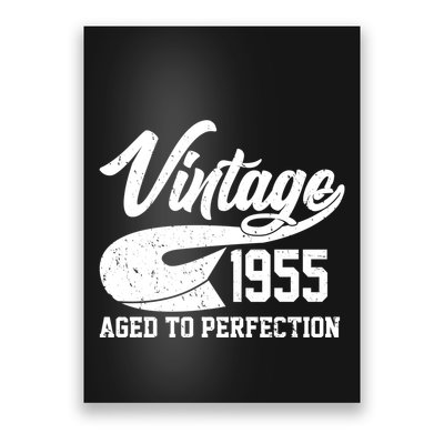 Sporty Vintage 1955 Aged To Perfection 70th Birthday Poster