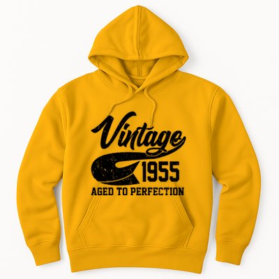 Sporty Vintage 1955 Aged To Perfection 70th Birthday Hoodie