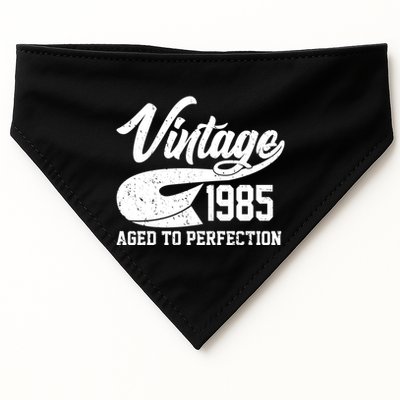 Sporty Vintage 1985 Aged To Perfection 40th Birthday USA-Made Doggie Bandana