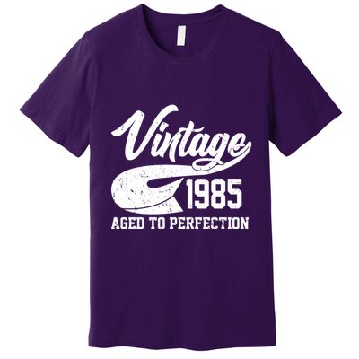 Sporty Vintage 1985 Aged To Perfection 40th Birthday Premium T-Shirt