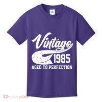 Sporty Vintage 1985 Aged To Perfection 40th Birthday Kids T-Shirt