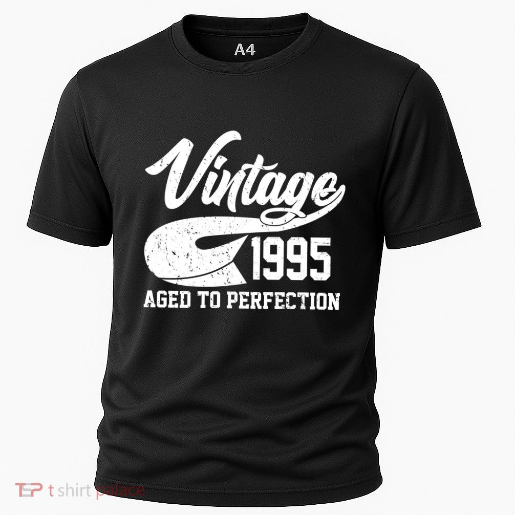 Sporty Vintage 1995 Aged To Perfection 30th Birthday Performance Shirt