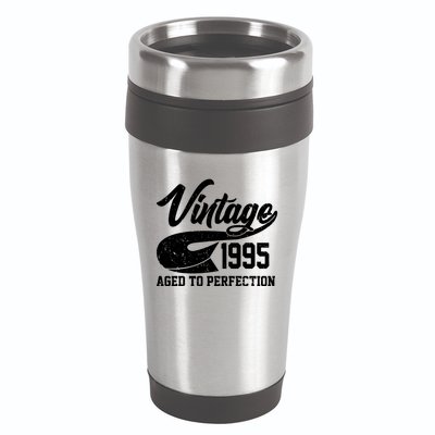 Sporty Vintage 1995 Aged To Perfection 30th Birthday 16oz Travel Tumbler