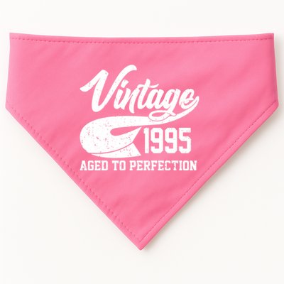 Sporty Vintage 1995 Aged To Perfection 30th Birthday USA-Made Doggie Bandana