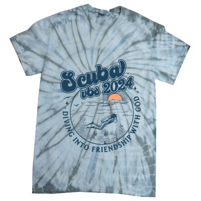 Scuba Vbs 2024 Diving Into Friendship With God Underwater Tie-Dye T-Shirt