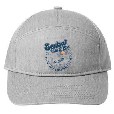 Scuba Vbs 2024 Diving Into Friendship With God Underwater 7-Panel Snapback Hat