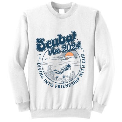 Scuba Vbs 2024 Diving Into Friendship With God Underwater Sweatshirt