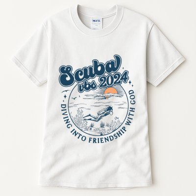 Scuba Vbs 2024 Diving Into Friendship With God Underwater Tall T-Shirt