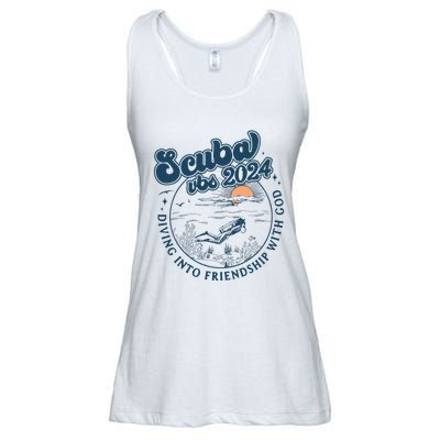 Scuba Vbs 2024 Diving Into Friendship With God Underwater Ladies Essential Flowy Tank