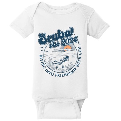 Scuba Vbs 2024 Diving Into Friendship With God Underwater Baby Bodysuit