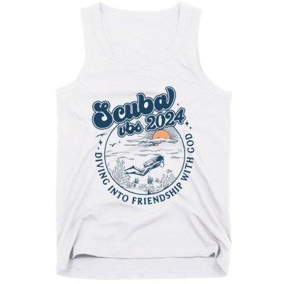 Scuba Vbs 2024 Diving Into Friendship With God Underwater Tank Top