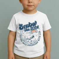 Scuba Vbs 2024 Diving Into Friendship With God Underwater Toddler T-Shirt