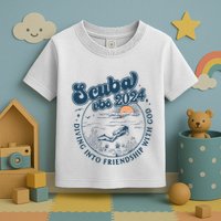 Scuba Vbs 2024 Diving Into Friendship With God Underwater Toddler T-Shirt