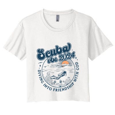 Scuba Vbs 2024 Diving Into Friendship With God Underwater Crop Top