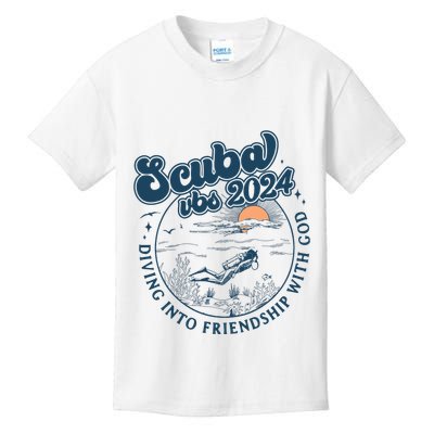 Scuba Vbs 2024 Diving Into Friendship With God Underwater Kids T-Shirt