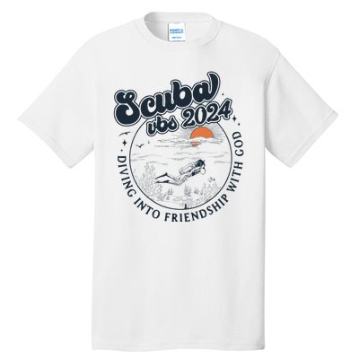 Scuba Vbs 2024 Diving Into Friendship Tall T-Shirt