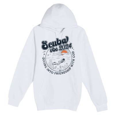 Scuba Vbs 2024 Diving Into Friendship Premium Pullover Hoodie