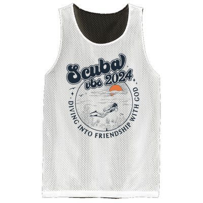 Scuba Vbs 2024 Diving Into Friendship Mesh Reversible Basketball Jersey Tank