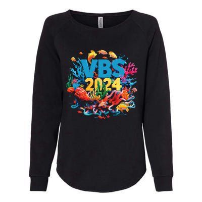 Scuba Vbs 2024 Vacation Bible School Diving Into Friendship Womens California Wash Sweatshirt