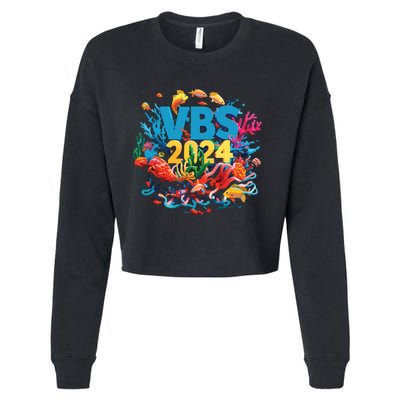 Scuba Vbs 2024 Vacation Bible School Diving Into Friendship Cropped Pullover Crew