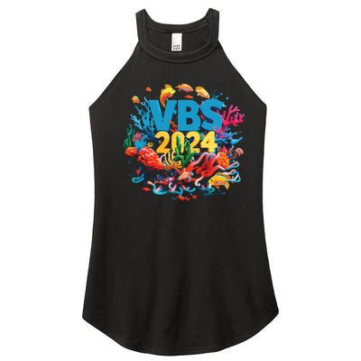 Scuba Vbs 2024 Vacation Bible School Diving Into Friendship Women’s Perfect Tri Rocker Tank