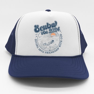 Scuba Vbs 2024 Diving Into Friendship With God Underwater Trucker Hat