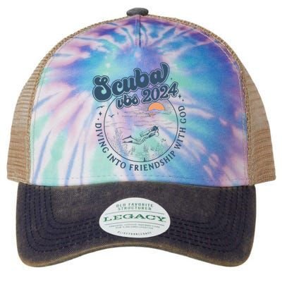 Scuba Vbs 2024 Diving Into Friendship With God Underwater Legacy Tie Dye Trucker Hat