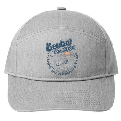 Scuba Vbs 2024 Diving Into Friendship With God Underwater 7-Panel Snapback Hat