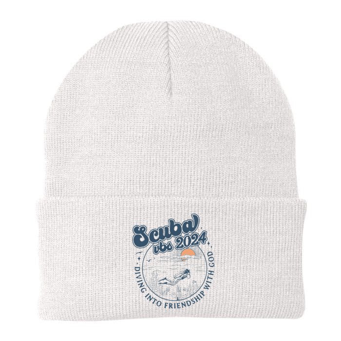 Scuba Vbs 2024 Diving Into Friendship With God Underwater Knit Cap Winter Beanie