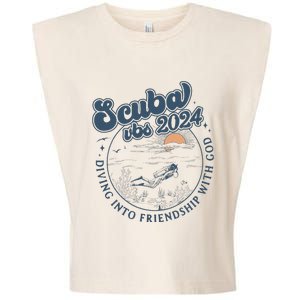 Scuba Vbs 2024 Friendship With God Garment-Dyed Women's Muscle Tee