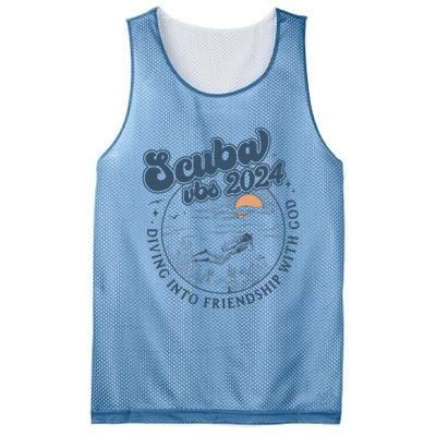 Scuba Vbs 2024 Friendship With God Mesh Reversible Basketball Jersey Tank