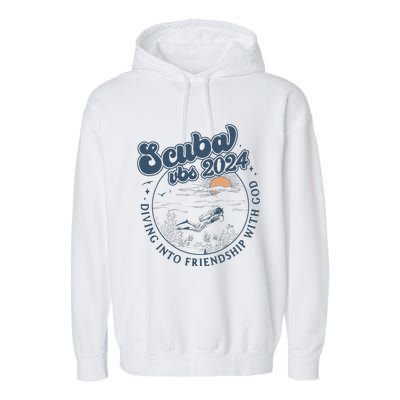 Scuba Vbs 2024 Friendship With God Garment-Dyed Fleece Hoodie