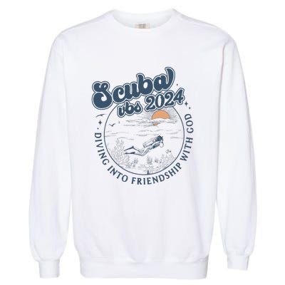 Scuba Vbs 2024 Friendship With God Garment-Dyed Sweatshirt