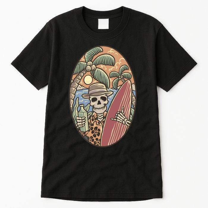 Skeleton Vacation Tall T-Shirt