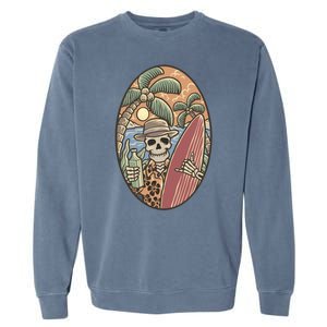 Skeleton Vacation Garment-Dyed Sweatshirt