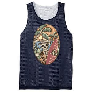 Skeleton Vacation Mesh Reversible Basketball Jersey Tank