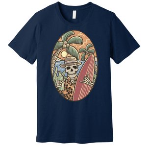 Skeleton Vacation Premium T-Shirt