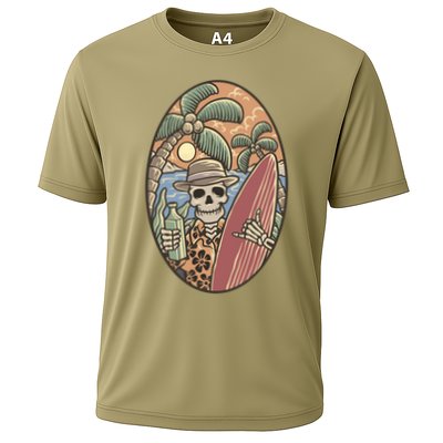 Skeleton Vacation Performance Shirt