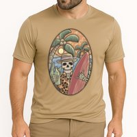 Skeleton Vacation Cooling Performance Crew T-Shirt