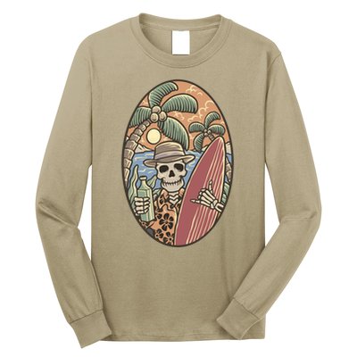 Skeleton Vacation Long Sleeve Shirt
